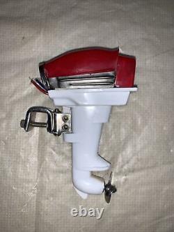 Vtg 1950's Bromo Line Toy Electric Battery Operated Outboard Motor VGC IOB