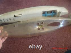 Vtg 1960s Remco Barracuda Motorized Atomic Nuclear Submarine. Parts/restore