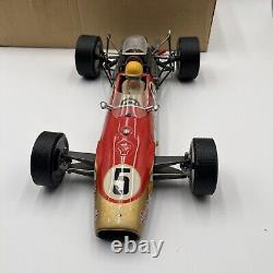 Vtg ASAHI Lotus 49 Ford F-1 Junior Race Car, Battery Operated, 1/10 Scale With Box