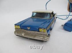 Vtg Cragstan Ford Fairlane 500 Skyline Remote Control Car Battery Operated Toy