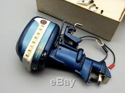 Vtg Evinrude Battery Operated K&O Toys Outboard Motor Electric Starling + Box