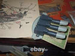 Vtg LG 1964 Deluxe Reading Battlewagon War Ship IOB With BOX NICEST 1 ON EBAY