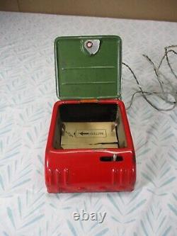 Vtg Modern Toys Japanese Tin Litho Remote Controlled Battery Operated Robot R-35