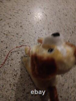 Vtg Remote Control Battery Operated Somersaulting Pup with Bark TN Made In Japan