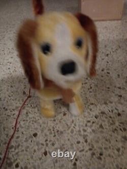 Vtg Remote Control Battery Operated Somersaulting Pup with Bark TN Made In Japan