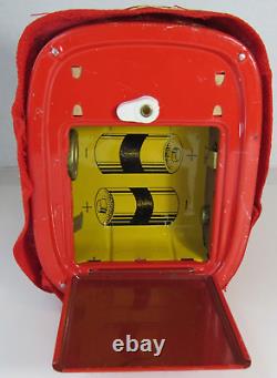 Vtg Spanking Bear Battery Operated Toy 1950s Tin Litho Marx Line Mar Japan RARE