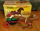 Wow! Vintage Battery-operated Hong Kong Toy Horse And Jockey With Box