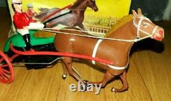 WOW! Vintage Battery-Operated Hong Kong Toy Horse And Jockey With Box