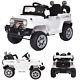 White 12v Jeep Style Kids Ride On Battery Powered Electric Car Withremote Control