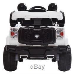 White 12V Jeep Style Kids Ride on Battery Powered Electric Car WithRemote Control