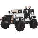 White 12v Kids Ride On Cars Electric Battery Power Wheels Remote Control 2 Speed