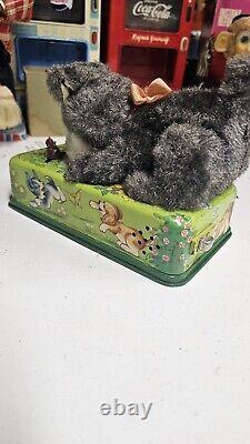 Working Tinplate Battery-Operated Playful Puppy Modern Toys Japan