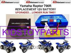 Yamaha Raptor 700R OEM REPLACEMENT 12V BATTERY LONGER RUN TIME THAN ORIGINAL