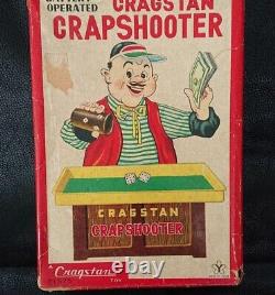 Yonezawa Cragston Crapshooter Battery Operated Vintage 1950s WithBox F/S FEDEX