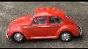 Vintage Tin Car Volkswagen The Beatles Bug Battery Operated Taiyo Japan